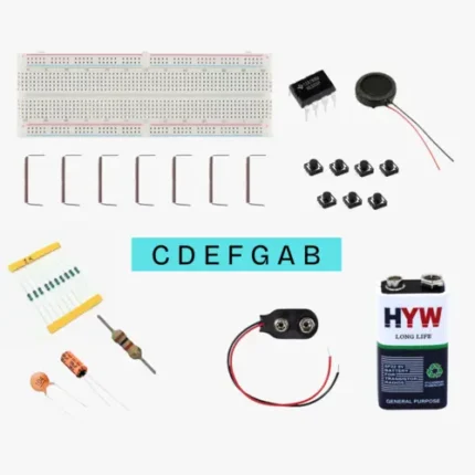 Electronic Piano Kit – No Code Needed 555 Timer IC & Breadboard Sound Generator